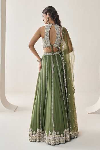 Seema Thukral Zelina Embellished Blouse Lehenga Set