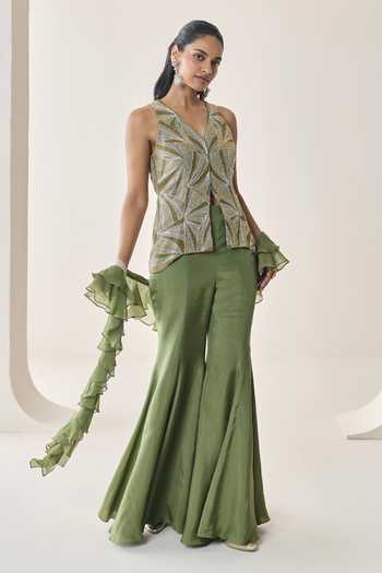 Seema Thukral Freya Embellished Jacket Pant Set