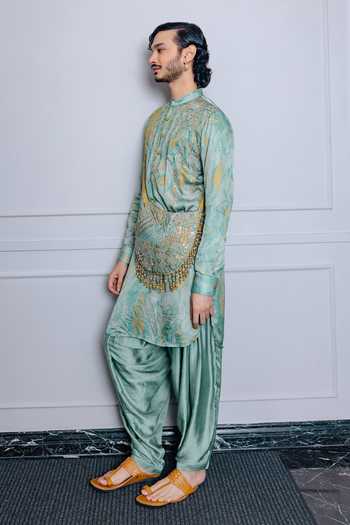 Punit Balana Sage Green Kurta Set 