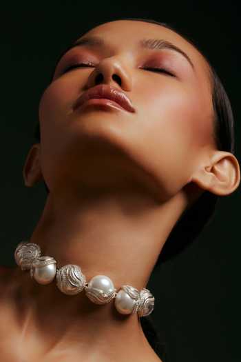 Anaash White Prism Pearl Choker Online at Aza Fashions Anaash_White Prism Pearl Choker _Online_at_Aza_Fashions