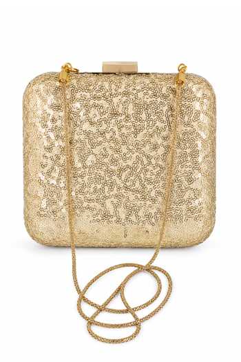 Puneet Gupta Beige Mughal Court Emperor Miniature Art Clutch Bag Online at Aza Fashions Puneet Gupta_Beige Mughal Court Emperor Miniature Art Clutch Bag _Online_at_Aza_Fashions