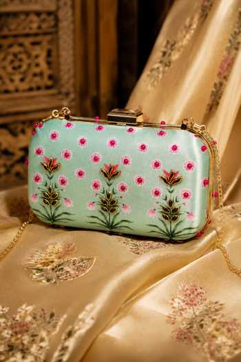 Puneet Gupta Mughal Painting Inspired Clutch Bag