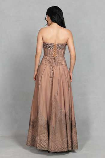 Bohame Gulistan Embellished Blouse Skirt Set