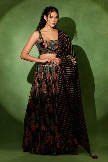 Soniya G Rangmahal Printed Lehenga Set 