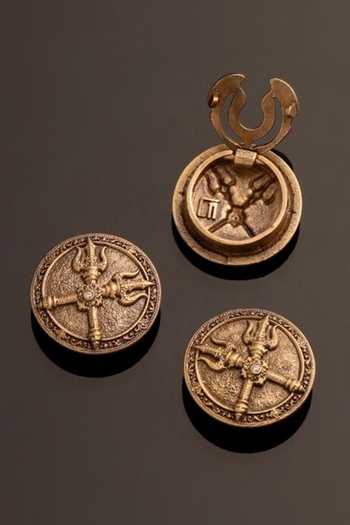 Cosa Nostraa Maa Ashirwad Button Covers - Set Of 3 