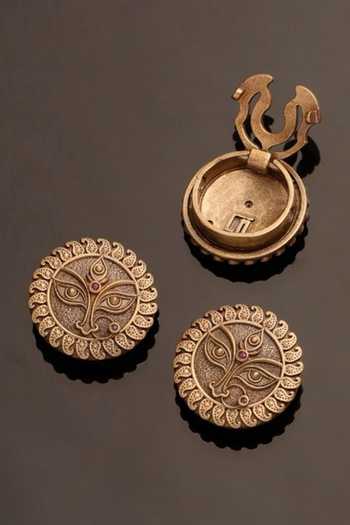 Cosa Nostraa Trinetra Devi Button Covers - Set Of 3 