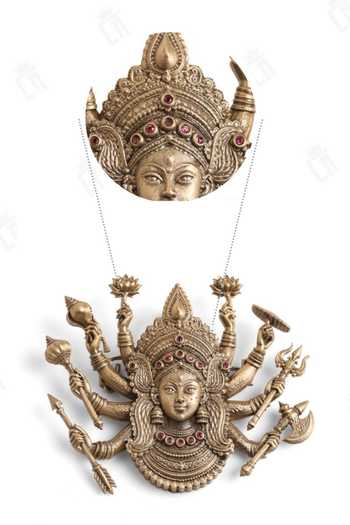 Shop_Cosa Nostraa_Gold Devi Shakti Brooch 