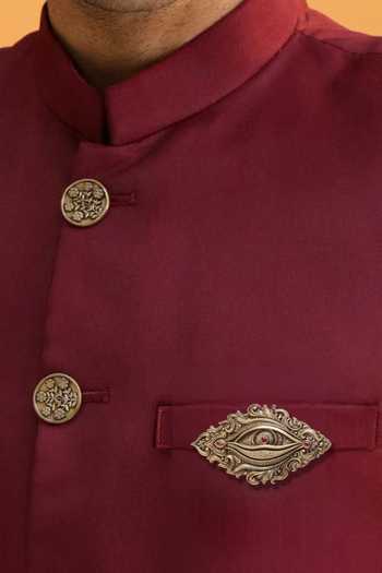 Shop_Cosa Nostraa_Gold Divya Nayan Brooch 