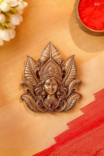 Cosa Nostraa Durga Kamal Brooch 