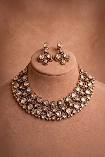 Joules By Radhika Elavya Embellished Necklace Set