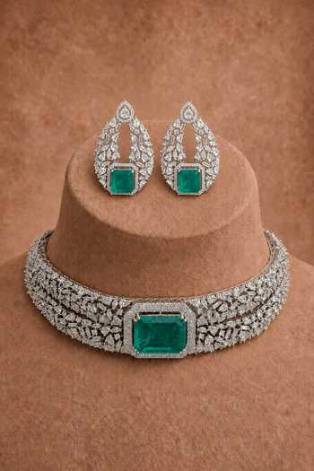 Joules By Radhika Naverya Embellished Necklace Set