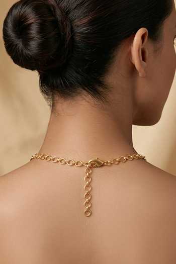Joules By Radhika Gold Plated Elzara Embellished Long Necklace Set Online at Aza Fashions Joules By Radhika_Gold Plated Elzara Embellished Long Necklace Set _Online_at_Aza_Fashions