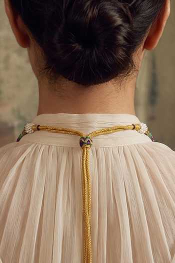 Joules By Radhika Blue Yenavya Embellished Long Necklace Set Online at Aza Fashions Joules By Radhika_Blue Yenavya Embellished Long Necklace Set _Online_at_Aza_Fashions