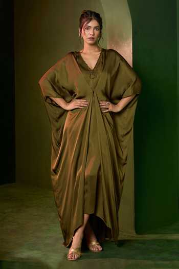 Omana By Ranjana Bothra Celeste Stud Kaftan 