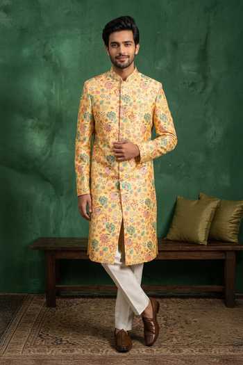 Arihant Rai Sinha Pattern Sherwani & Pant Set 