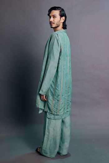 Punit Balana Embroidered Bundi & Kurta Set 