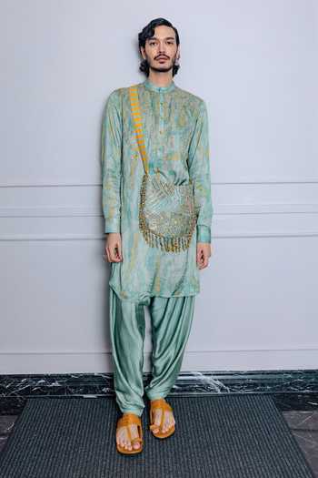 Punit Balana Sage Green Kurta Set 