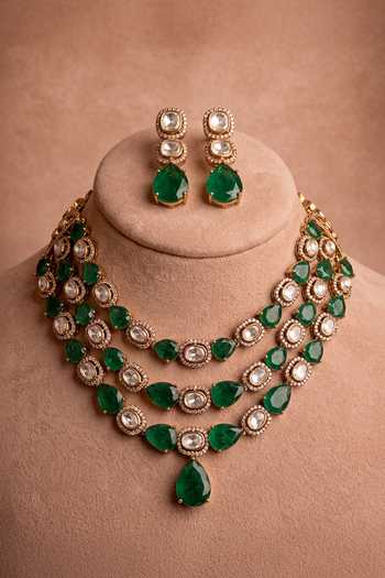 Joules By Radhika Rishvani Embellished Necklace Set