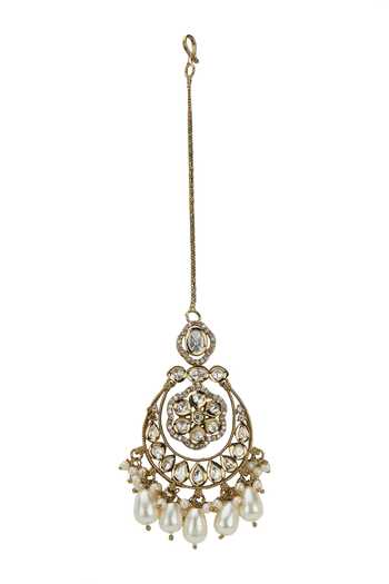 Nazaakat By Samara Singh Gold Plated Heavy Embellished Necklace Set Online at Aza Fashions Nazaakat By Samara Singh_Gold Plated Heavy Embellished Necklace Set _Online_at_Aza_Fashions
