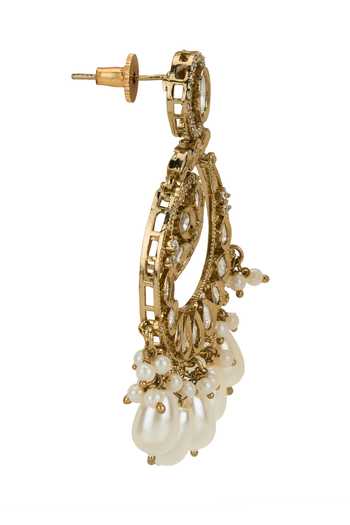 Buy Nazaakat By Samara Singh Gold Plated Heavy Embellished Necklace Set Online at Aza Fashions Buy_Nazaakat By Samara Singh_Gold Plated Heavy Embellished Necklace Set _Online_at_Aza_Fashions