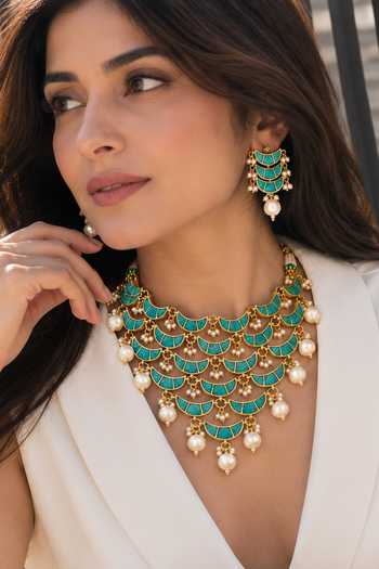 Queens Jewels Aarohi Royale Choker Set 