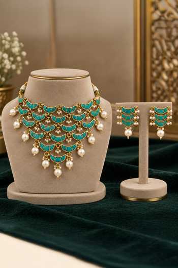 Queens Jewels Aarohi Royale Choker Set 