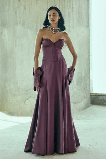 Supria Munjal Petal Sculpted Gown 