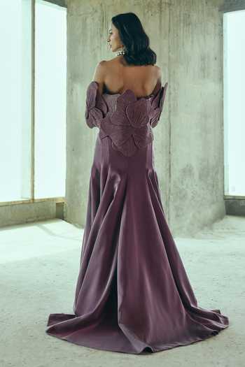 Supria Munjal Petal Sculpted Gown 