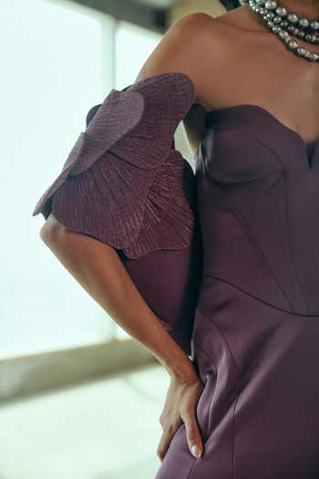 Buy Supria Munjal Mauve Crepe Fabric Flowers Sweetheart Neck Petal Sculpted Gown Online at Aza Fashions Buy_Supria Munjal_Mauve Crepe Fabric Flowers Sweetheart Neck Petal Sculpted Gown _Online_at_Aza_Fashions