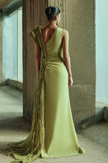 Supria Munjal Entwined Draped Gown 