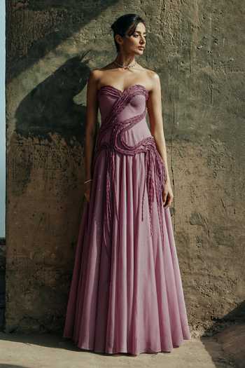 Supria Munjal Braided Corset Gown 