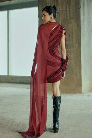 Supria Munjal Swirl Tessalation Dress 