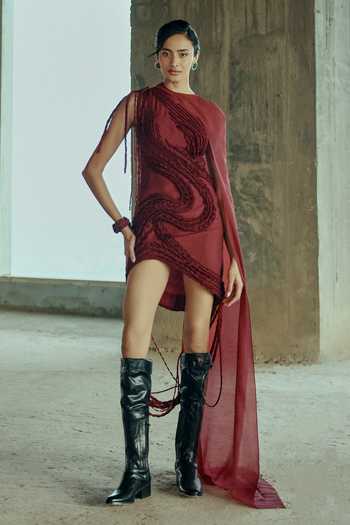 Supria Munjal Swirl Tessalation Dress 