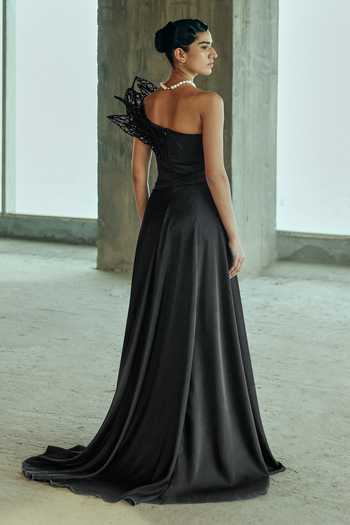 Supria Munjal Embellished Asymmetrical Gown 