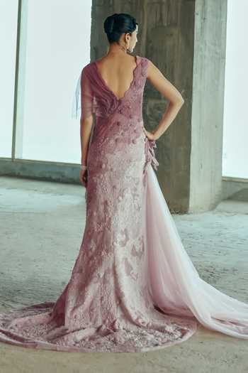 Supria Munjal Botanical Embellished Gown 