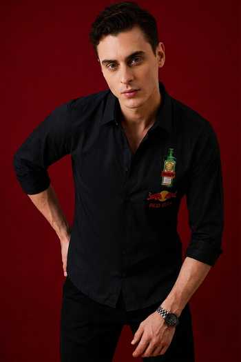 Buy Heartistry By Anky Black Cotton Bro Code Jagermeister And Red Bull Shirt Online at Aza Fashions Buy_Heartistry By Anky_Black Cotton Bro Code Jagermeister And Red Bull Shirt _Online_at_Aza_Fashions