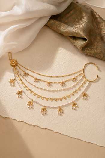 Zariin Sitara Jaal Embellished Kaan Chain 