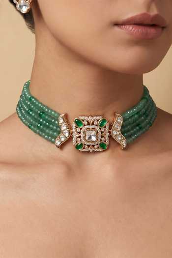 Joules By Radhika Vezoria Embellished Choker Set