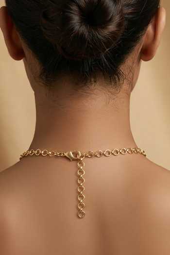 Joules By Radhika Green Vezoria Embellished Choker Set Online at Aza Fashions Joules By Radhika_Green Vezoria Embellished Choker Set _Online_at_Aza_Fashions