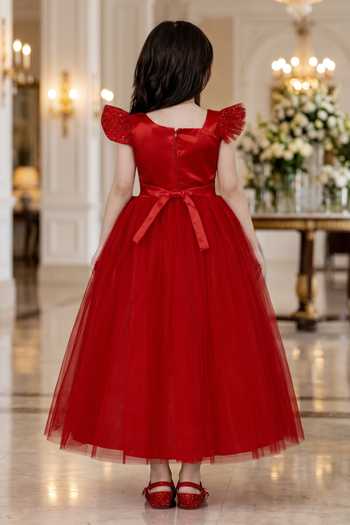 Petite Pomme Ruffle Maxi Dress 