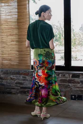 Amka Moi Printed Skirt & Top Set 