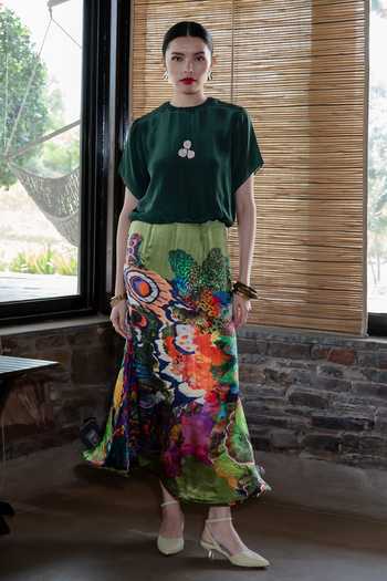 Amka Moi Printed Skirt & Top Set 