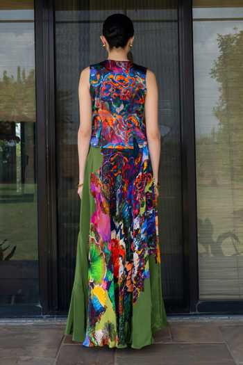 Amka Iris Printed Skirt 