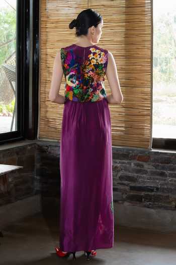 Amka Ladybug Embroidered Top & Skirt Set 
