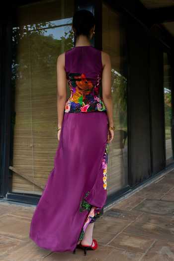 Amka Nectar Printed Skirt Set 