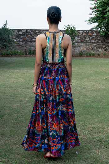 Amka Siolim Embroidered Blouse 