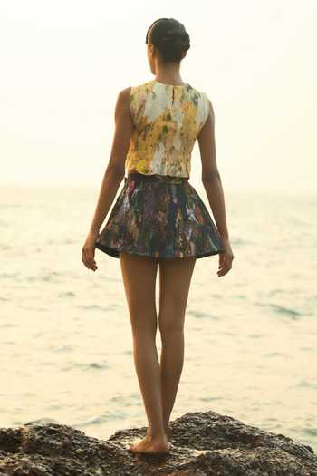 Amka Bougie Printed Skirt Set 
