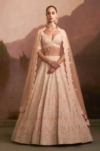 Angad Singh Pehli Kiran Raw Silk Lehenga Set 