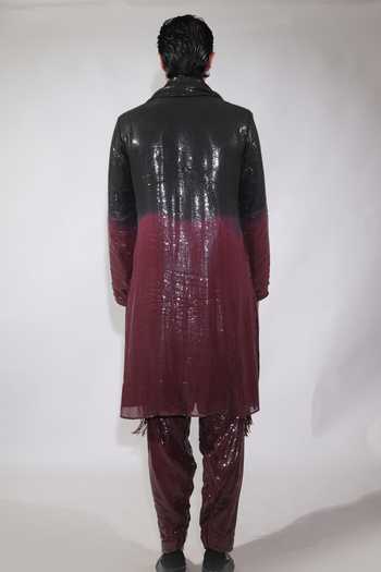 Jubinav Chadha Ombre Sequin Work Kurta Set 