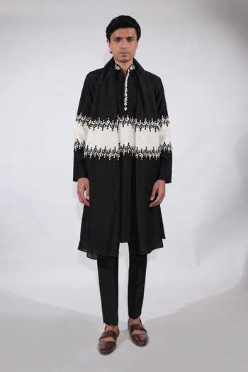 Jubinav Chadha Mirror Work Kurta Set 